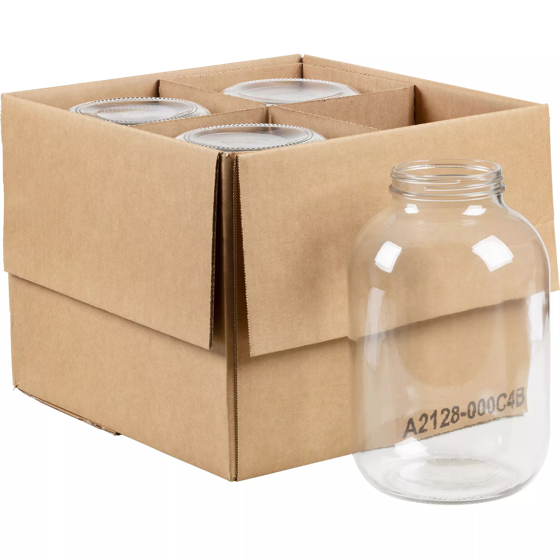 1 Gallon (128 oz) Glass Jar, 89mm 89-405