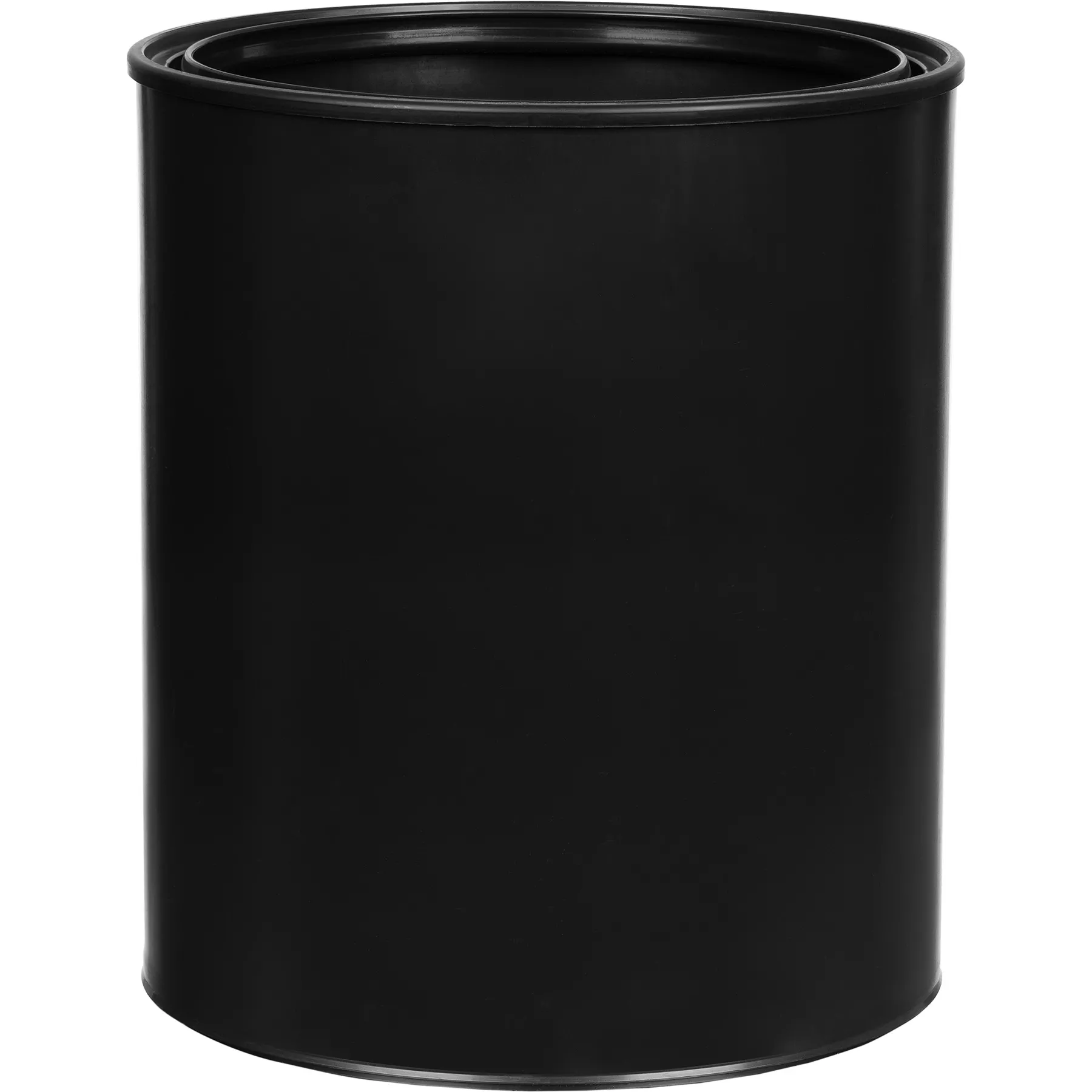 1 Gallon Black Plastic Paint Can (Bulk Pack)