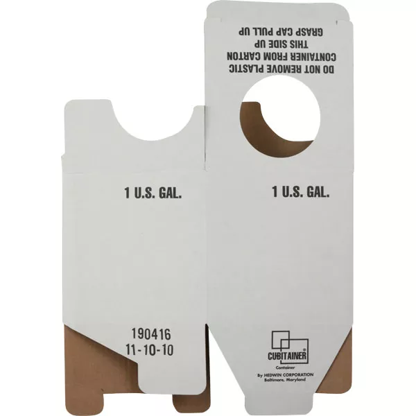 1 Gallon Cubitainer Carton