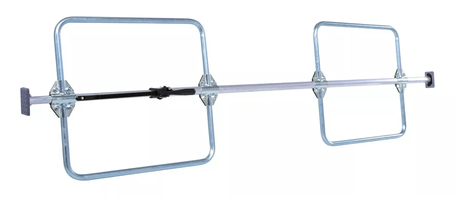 1 Piece Aluminum Galvanized Cargo Bar 104"L x 4-5/8"W 23-15/16"H With Hoops Silver