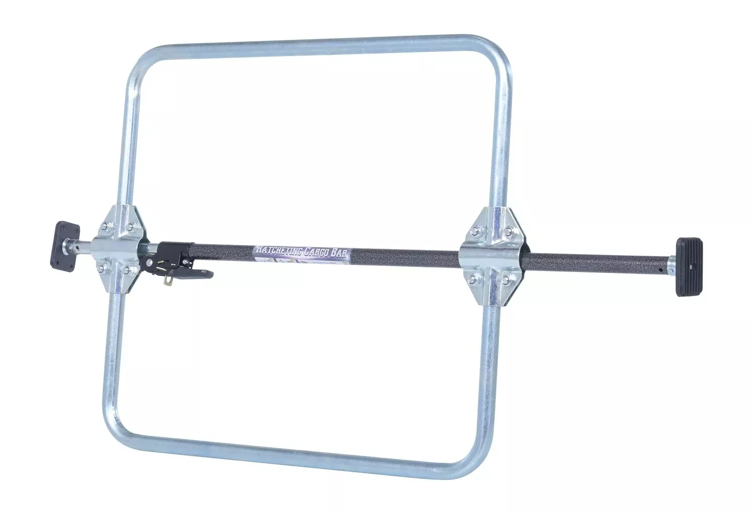 1 Piece Galvanized Steel Cargo Bar 104"L x 4-5/8"W 23-15/16"H With Hoops Silver