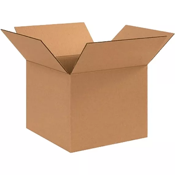 12" x 12" x 10" Corrugated Box, Single Wall, 200#/ECT-32
