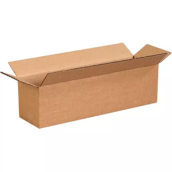14" x 4" x 4" Long Corrugated Box, Single Wall, 200#/ECT-32