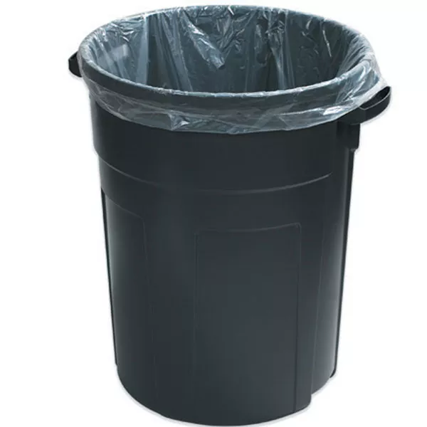 .5 mil (24" x 31") Clear LLDPE Can Liner