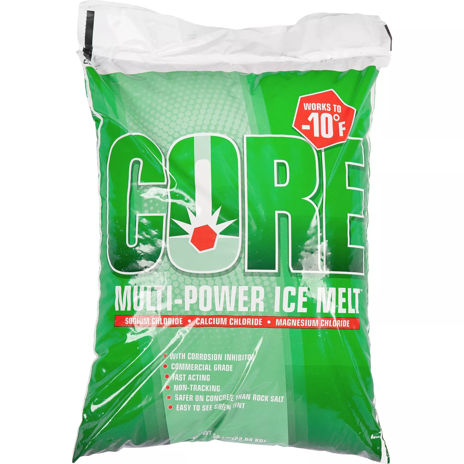 50 lb. Bag Multi-Power Ice Melt Blend, Dyed Green