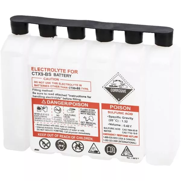 Fire Power Sealed Battery Electrolyte Pack