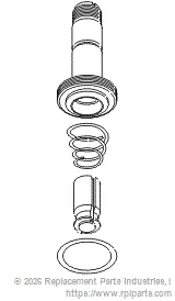 RPI MIK055 Repair Kit (Vent Valve)