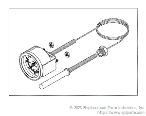 RPI PCG050 Temperature Gauge