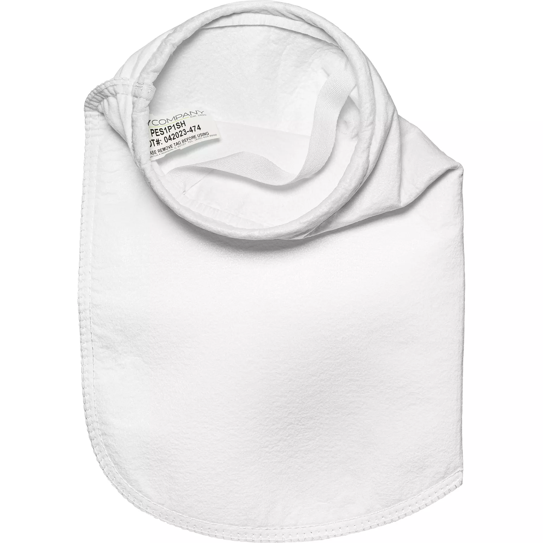 Size #1, 1 Micron - Polyester Felt Liquid Filter Bag, Galvanized Steel Ring, Handle (PES1P1SH)
