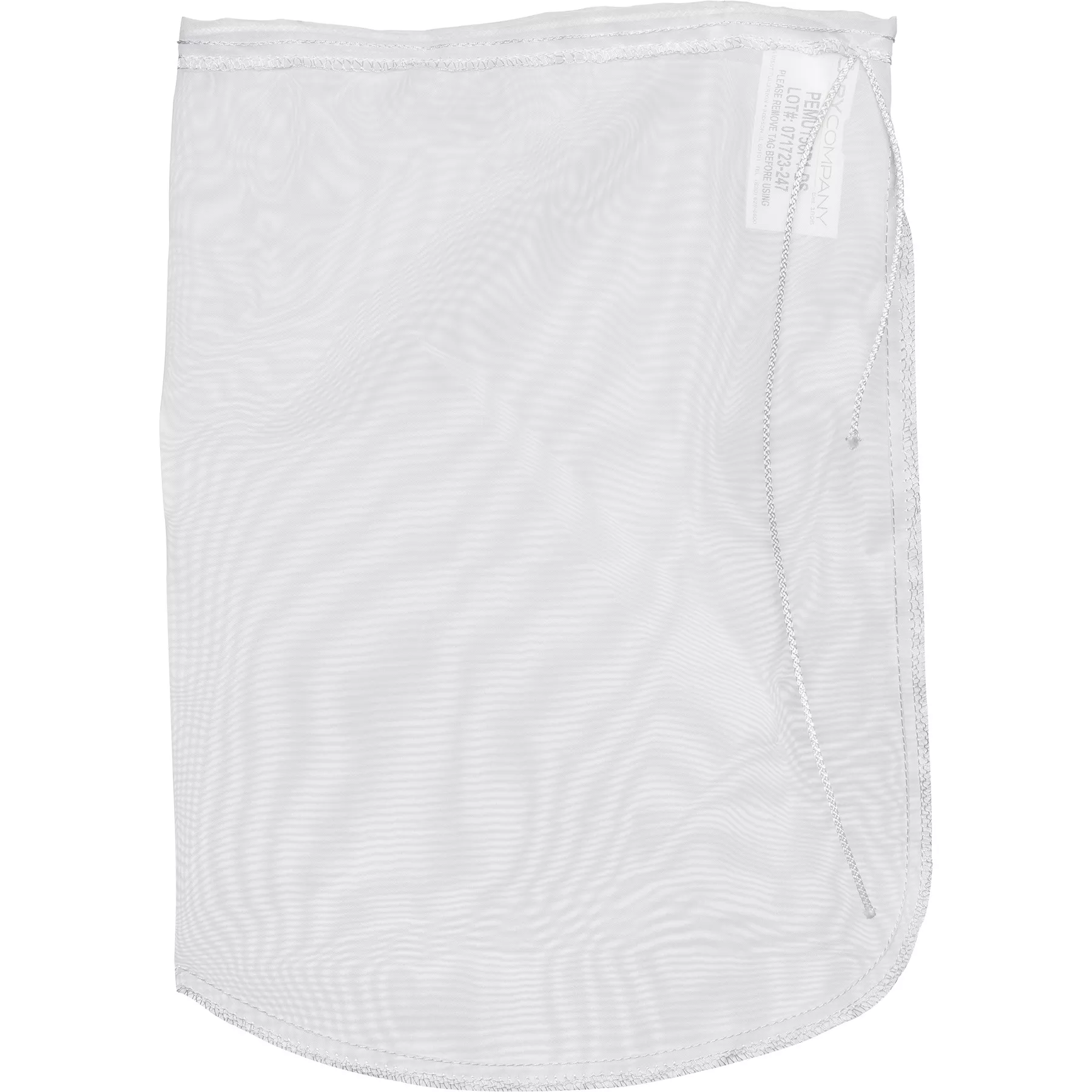 Size #1, 150 Micron - Polyester Multifilament Mesh Liquid Filter Bag, Drawstring (PEMU150P1DS)