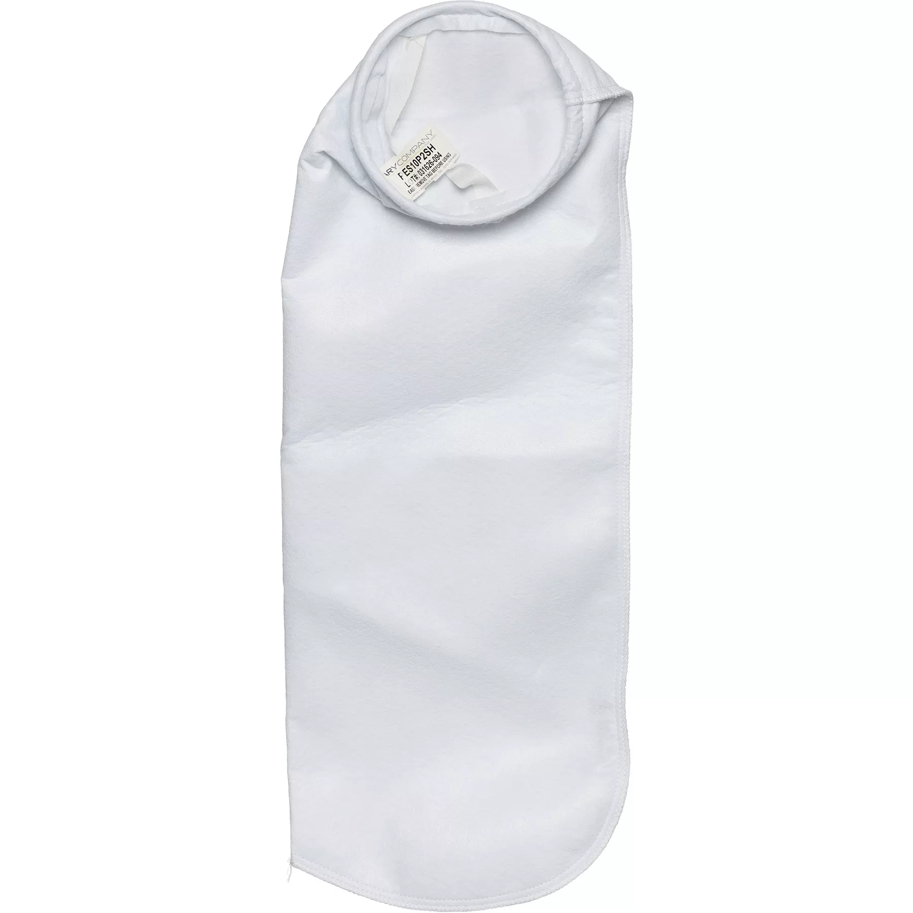 Size #2, 10 Micron - Polyester Felt Liquid Filter Bag, Galvanized Steel Ring, Handle (PES10P2SH)