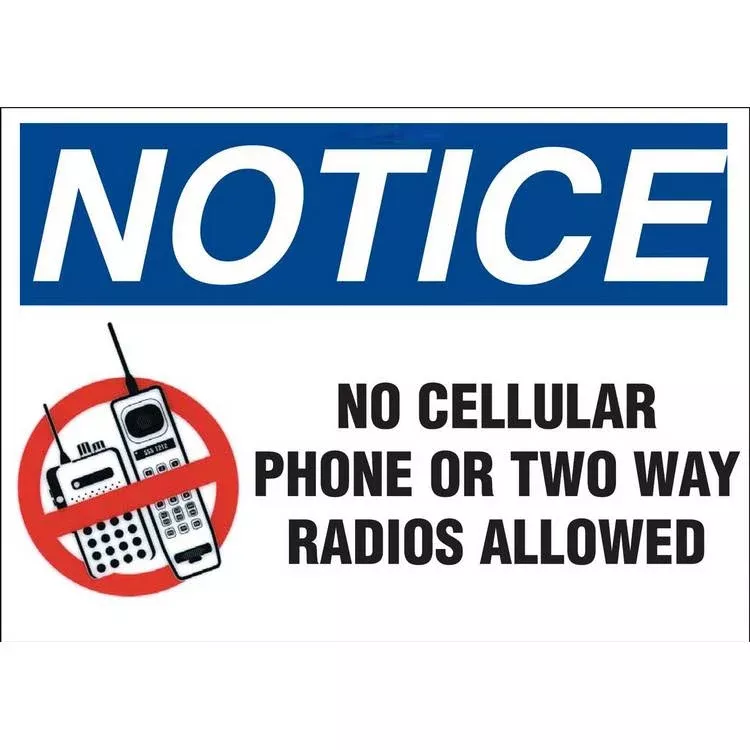 ZING Eco Security Sign, 10X14- Model 2752