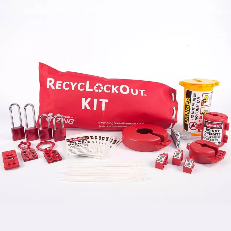 ZING Lockout Tagout Kit, 35 Components- Model 2724